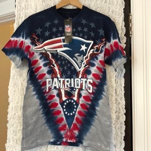 New England Patriots tie dye tee. Size medium